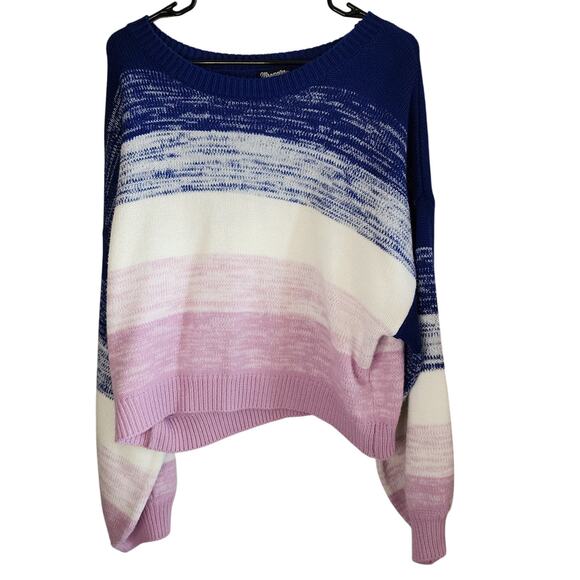 Wrangler Retro Abbey Crop Sweater Womens XL Balloon Sleeve Relaxed Festival - Picture 5 of 12